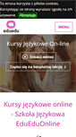 Mobile Screenshot of edueduonline.pl